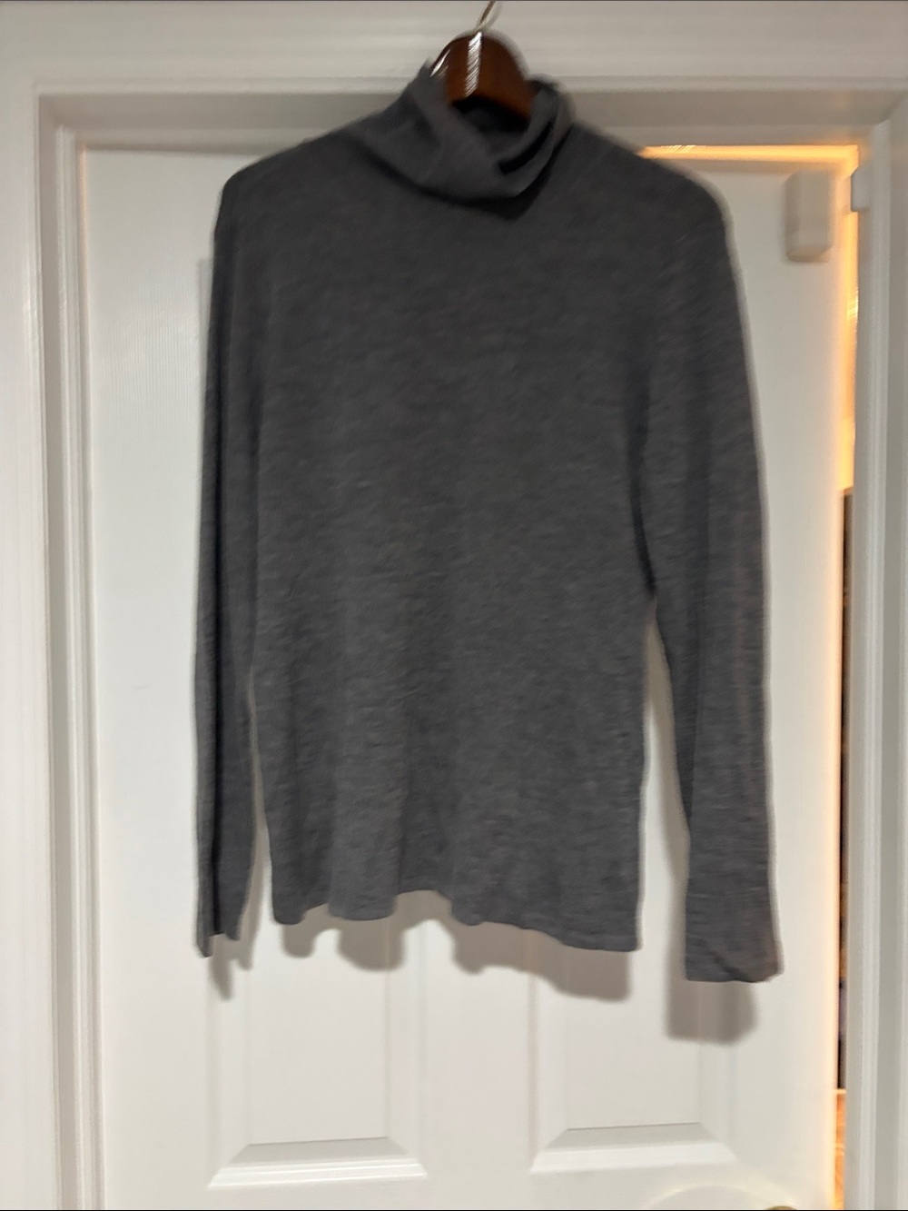 Eileen fisher Grey Turtleneck Sweater - Classic Long Sleeve